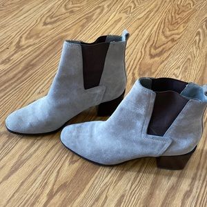 EUC Pour La Victoire - Grey Suede Ankle Boots